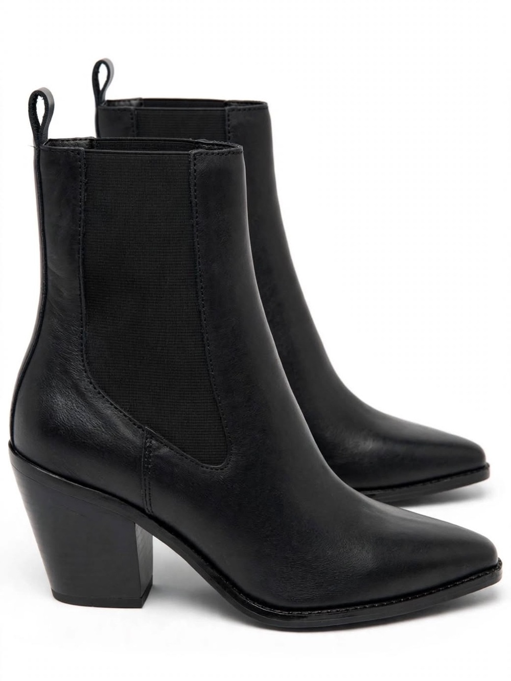 Treasure & Bond Black Heeled Leather Boots